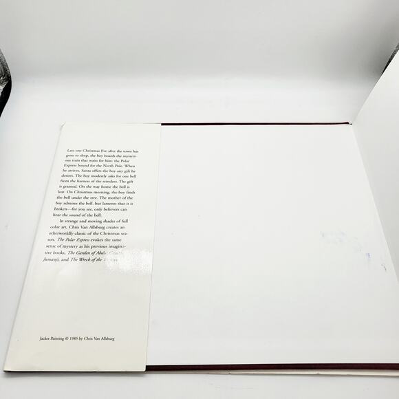 Vtg The Polar Express Book with The Caldecott Medal Trumpet Special Edition EUC - Picture 6 of 10